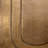Side Table Gubbio Antique Brass Finish