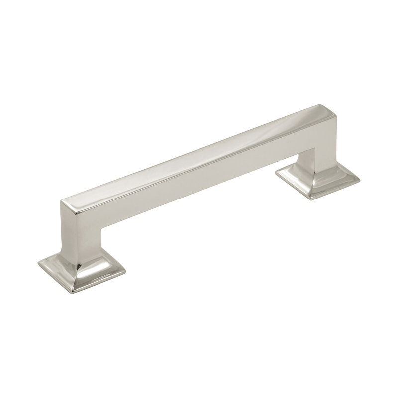 Studio Collection Pull - 5-1/16" Center to Center Cabinet Pull Polished Nickel - Transitional Hardware for Drawers & Cabinets