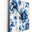 Horloge murale moderne à motif victorien bleu-945106734