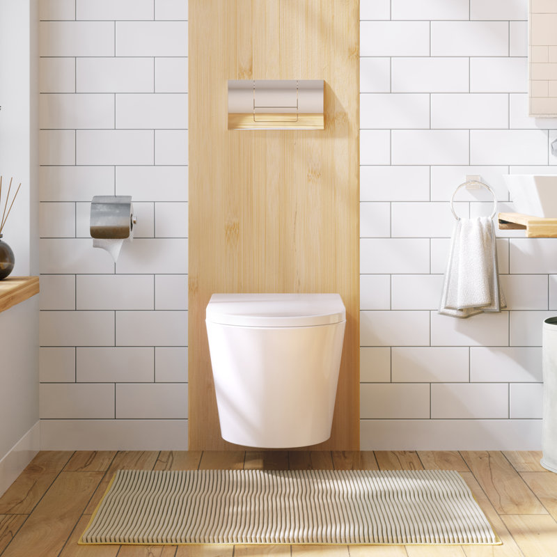 Vista Wall Hung Dual Flush Elongated Toilet (Seat Included)