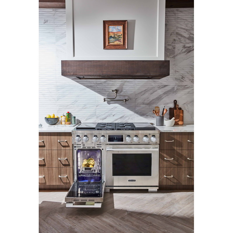 48" Dual-Fuel Professional Range with Sous Vide and Induction