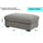 Modular Oversized Seat 91 in. Plush Chenille Loveseat Cloud Couch Sofa with Ottoman, Washable Cover-123029492