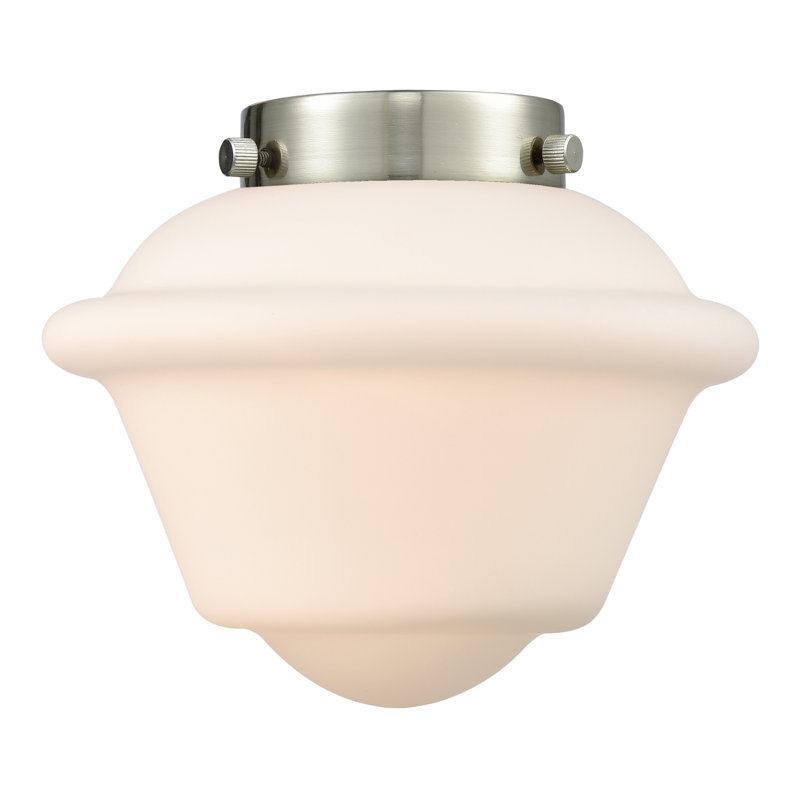 Mini-luminaire suspendu à 2 lumières 7,5 po - 1 lumière de 8 po Nouveau - ampoule non incluse - abat-jour Grourke, Blanc mat