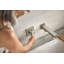90 Degree Single Handle Wall Mount Tub Filler High Flow Tub Faucet With 10" Spout Reach-164192277