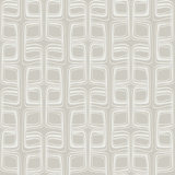 Square Pattern 33' L x 20.5" W Wallpaper Roll