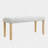 6 - Piece Modern Dining Table with Bench Set-1673782620