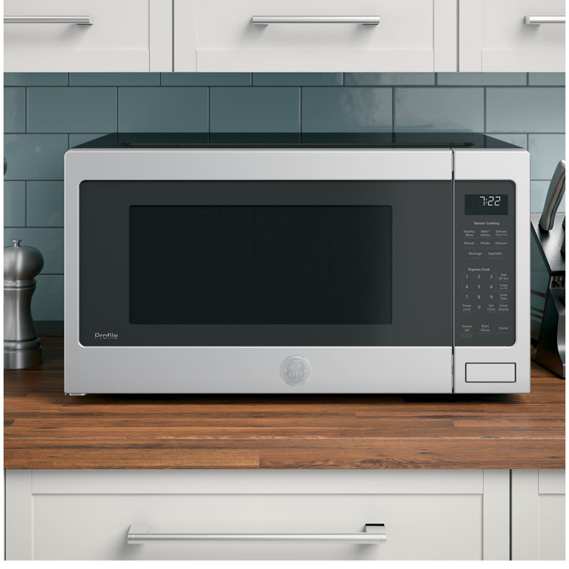 24.125" 2.2 cu.ft. Countertop Microwave, Stainless Steel/Gray