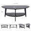 Table basse Mid-Century moderne avec rangement