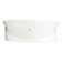 Juniper 17 1/8" Wall Mounted Bathroom Sink in White with Overflow