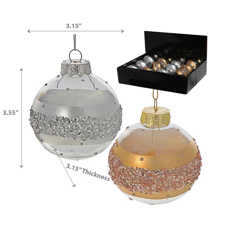 3.55'' Ball Ornament