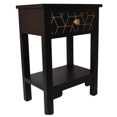 Smeltertown 48 cm W Bedside Table