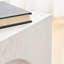 Table d'appoint carrée 15,51 po Modern White Modern-2010017255