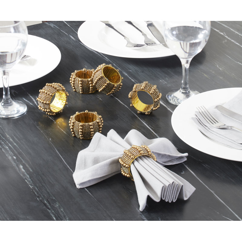 Iron Napkin Ring, Gold