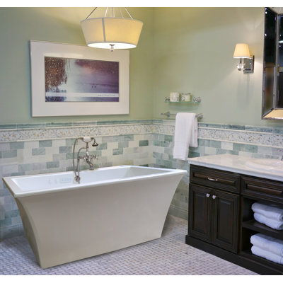 72'' x 48'' Freestanding Plastic / Acrylic Bathtub