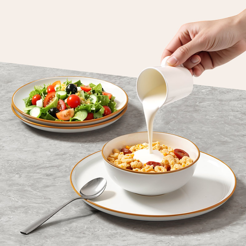Ceramic Dinnerware - Service for 4
