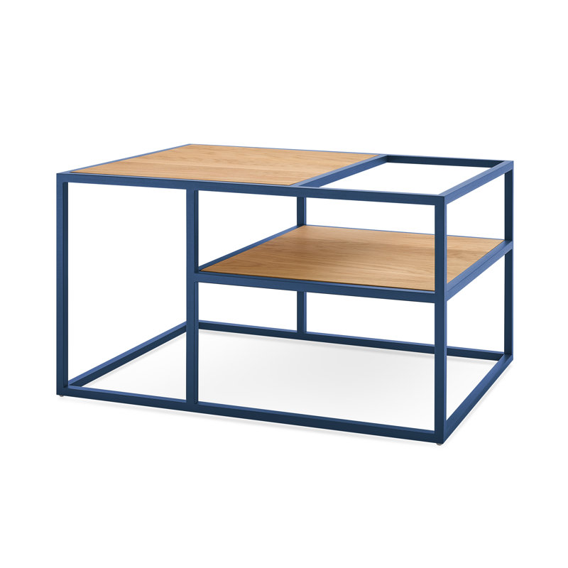 Yunisber Frame Coffee Table, Blue