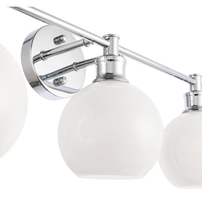 Drinkard Glass Metal Vanity Light