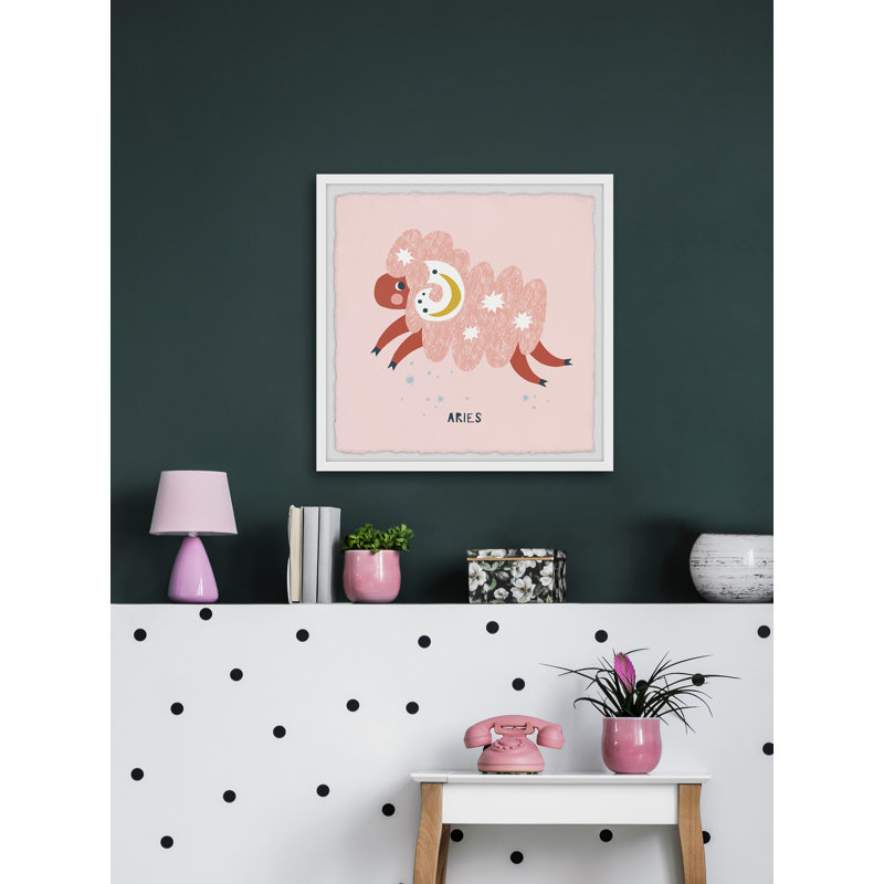 Aries - Single Picture Frame Print, 30cm H x 30cm W