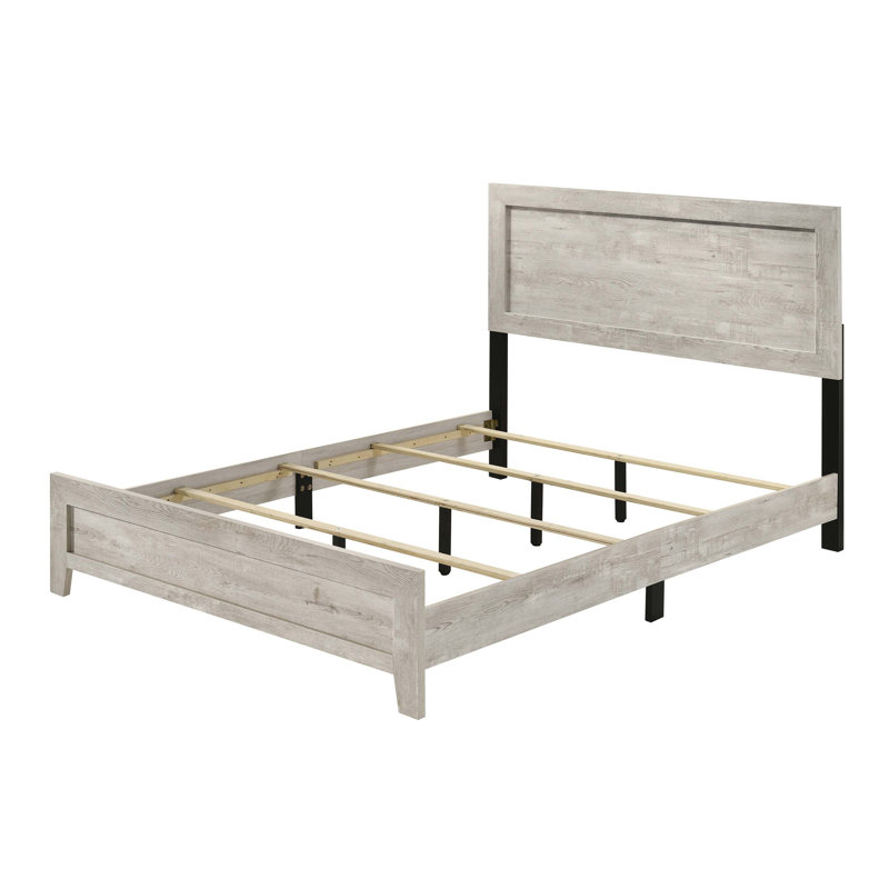 Contemporary Panel Bed, Queen