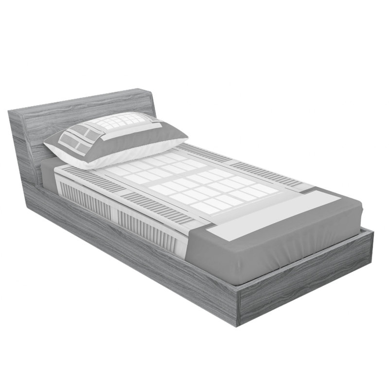 Microfiber Sheet Set, Twin Sheet Set with Fitted Sheet