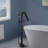 Topcraft Single Handle Floor Mounted Freestanding Tub Faucet with Handheld Shower-73021208