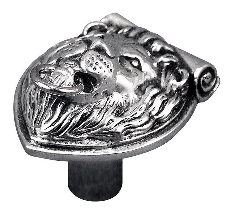 Poignée fantaisie 1 3/8 po Sforza, Argent antique