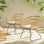 Chaise Terry 2 pièces avec 2 coussins