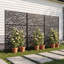 183cm H Freestanding Metal Room Divider Decorative Privacy Screen Garden Lattice Panel Trellis for Patio, Balcony, Backyard, Pool, Indoor Room-132790089-132790091-132790092