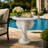 Ivory Elephant Head Side Table