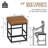 Modern Edge, Cozy Feel: Faux Leather Upholstered Counter Bar Stools for Every Home-618415376