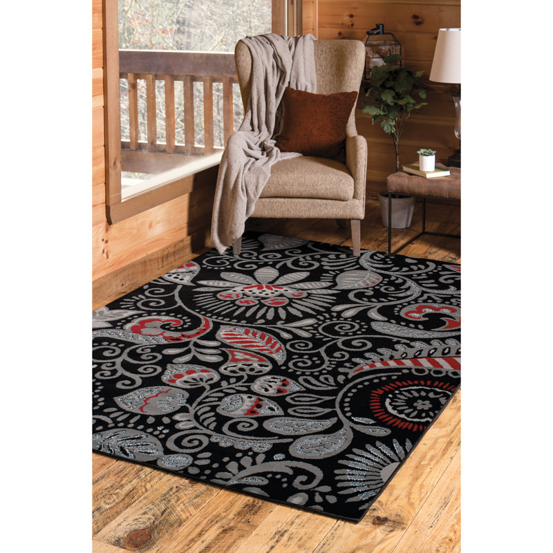 Tapis Carlile, Rectangle 1 pi 11 po x 3 pi 3 po