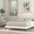 Lusia Upholstered Platform Bed,Bed Frame-26281209