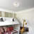 Betel Fabric Semi Flush Mount-105785582-73031940