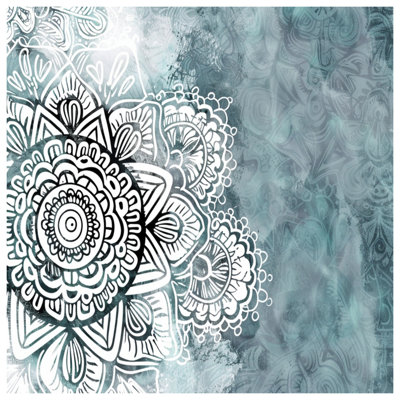 Intricate Mandala Art Double Sided Throw Pillows