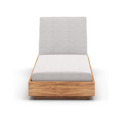 Kinta Outdoor Teak Chaise Lounge