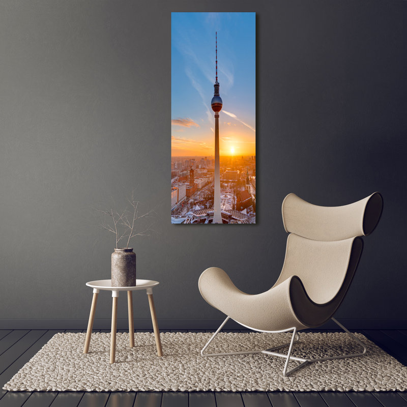 Television Tower - Wrapped Canvas Print