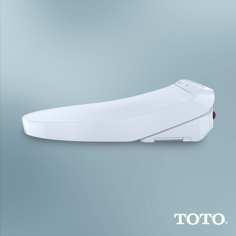 Washlet® Toilet Elongated Seat Bidet, Cotton