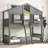 Twin Over Twin House Bunk Bed With Roof and Window-1771451971