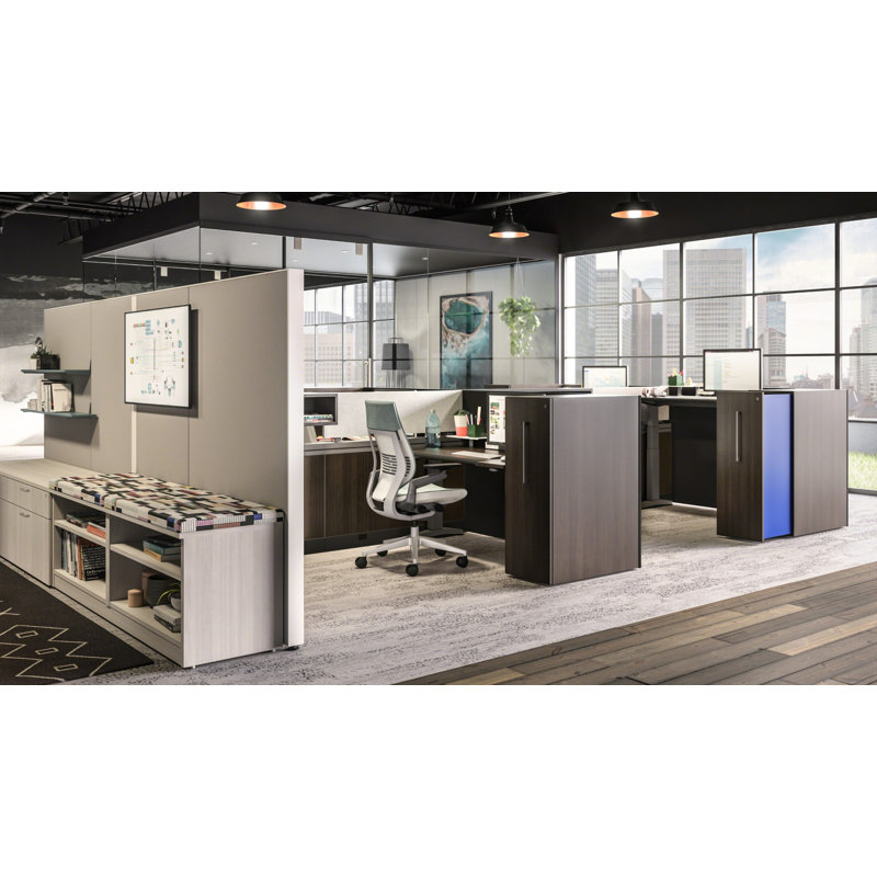 Steelcase Gesture Task Chair, Truffle, Hard Floor, Light