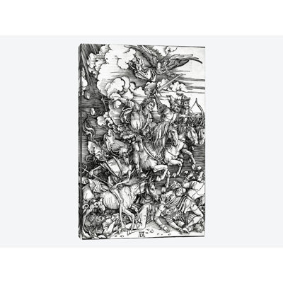 «The Four Horseman of the Apocalypse, 1498», reproduction d'art sur toile
