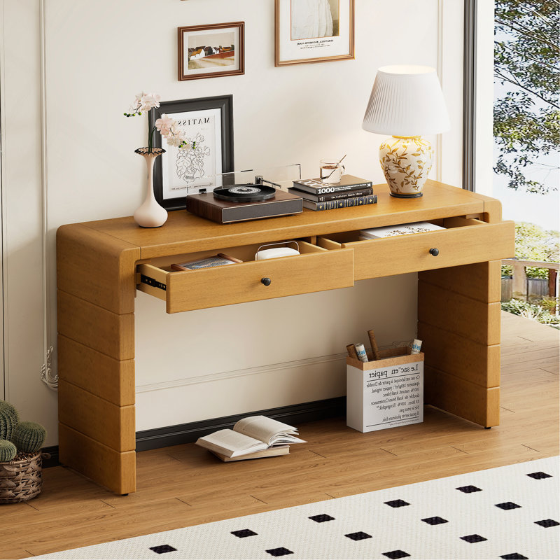 Console moderne, table d'entrée, Naturel