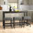 Peele 3 - Person Four Leg Dining Set
