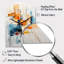 Horloge murale arquée moderne Mid Century-104240611