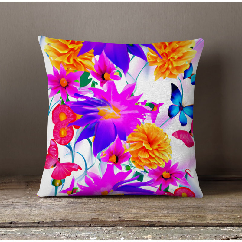 Coussin décoratif, Housse de coussin seulement - sans coussin, H 16 po x l 16 po