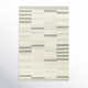 Donavan Striped Hand Tufted Wool Area Rug in Ivory/Gray