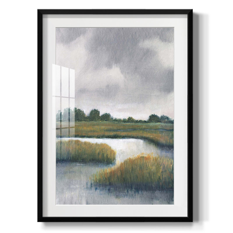 Barxan IV, reproduction encadrée, Papier avec cadre noir, Blanc