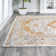 Indhira Ornate Medallion Persian Orange/Cream Rug