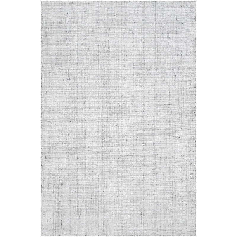 Tapis bleu en fibres naturelles / polyester tissé à la main Disiree, Rectangle 2 pi x 3 pi
