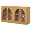 Buffet, table de buffet, armoire de salle à manger, crédence de bureau avec portes arquées-1094333589