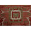 Tapis turc rouge Heriz Serapi noué à la main 9 x 12